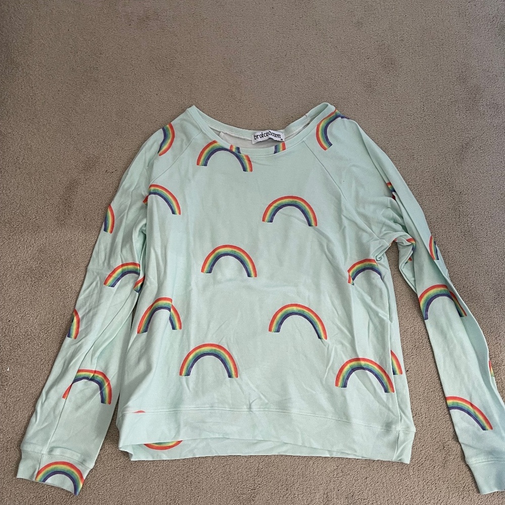Rainbow lightweight sweater shirt